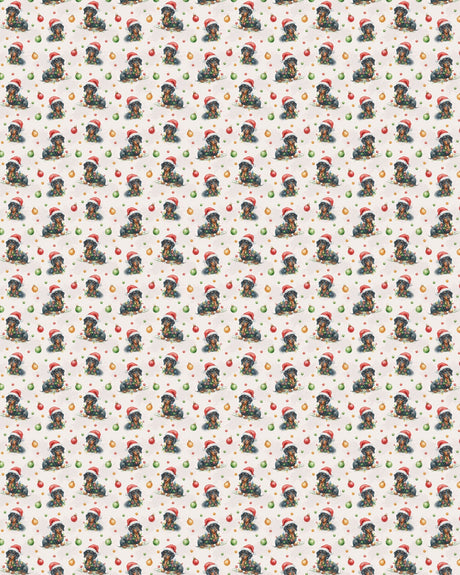Dachshund Noel Sparkle Sherpa Blanket - London Penny Gift Wrap