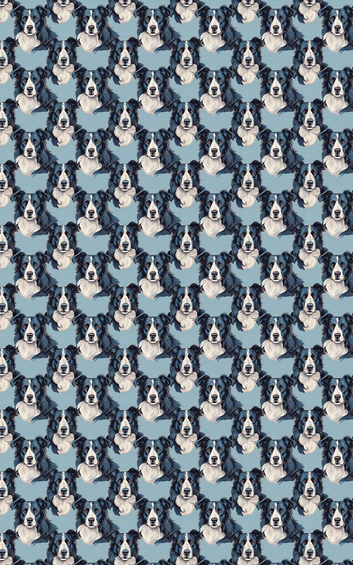 The Border Collie Look - London Penny Gift Wrap