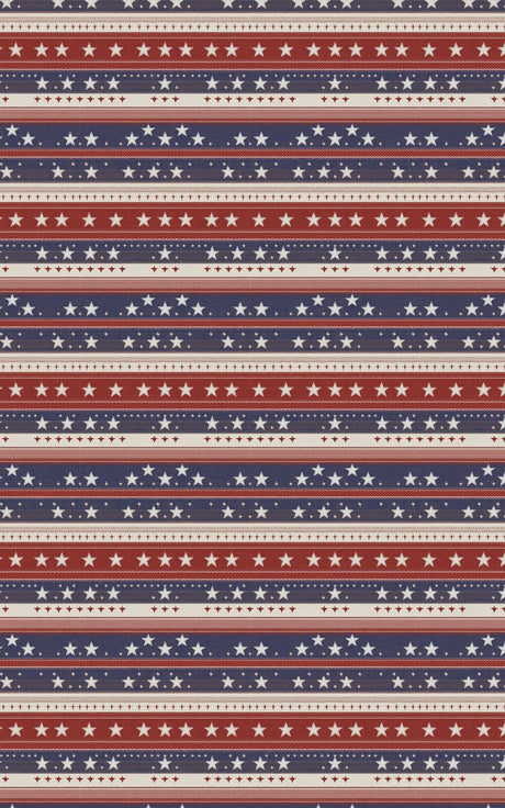 Patriotic Vintage Stripe - London Penny Gift Wrap