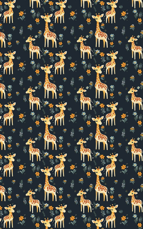 Charming Giraffes - London Penny Gift Wrap