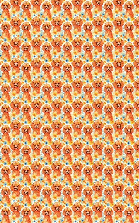 Poodle Parade - London Penny Gift Wrap