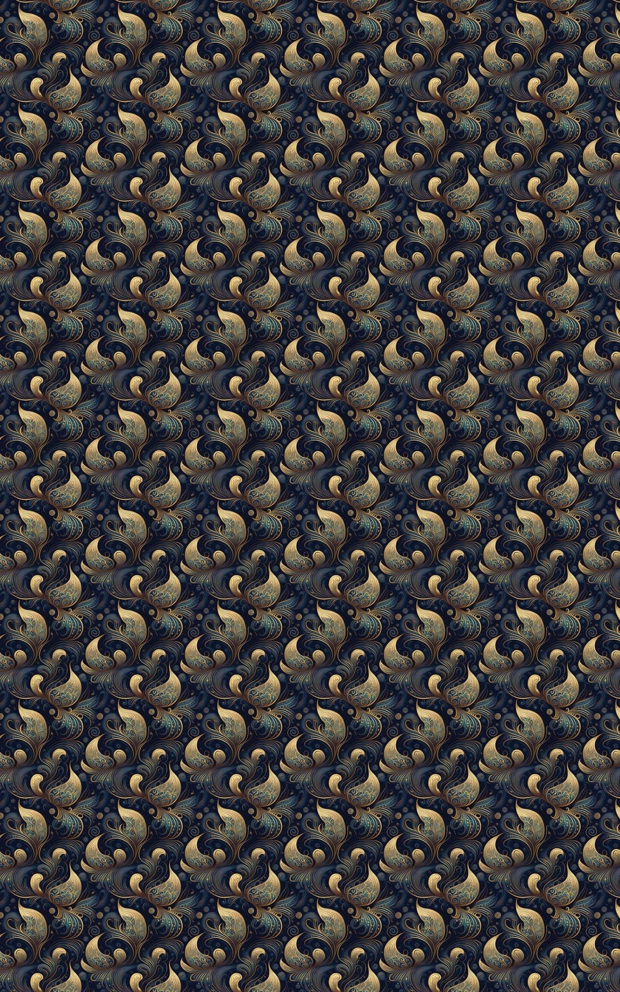 Waves and Whirls - London Penny Gift Wrap