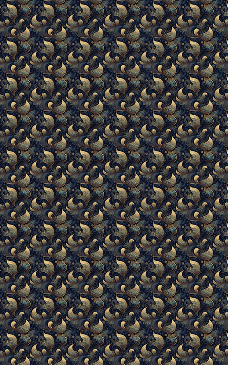 Waves and Whirls - London Penny Gift Wrap