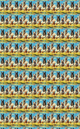 Frenchie Trot - London Penny Gift Wrap