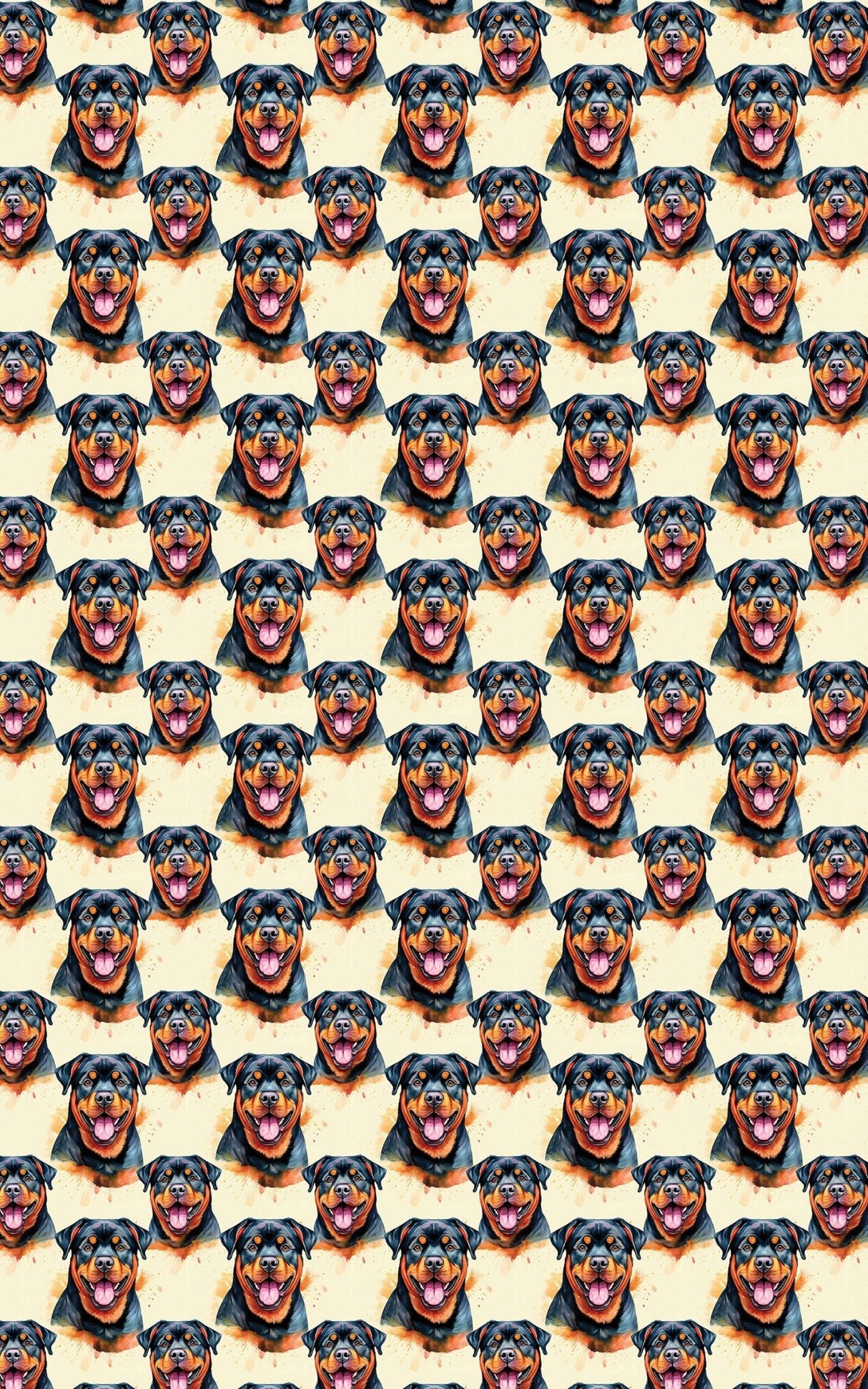 Rottweiler Razzle - London Penny Gift Wrap