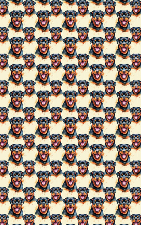 Rottweiler Razzle - London Penny Gift Wrap