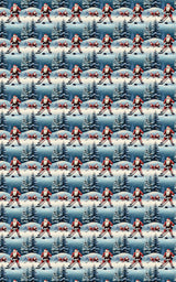 North Pole Faceoff - London Penny Gift Wrap