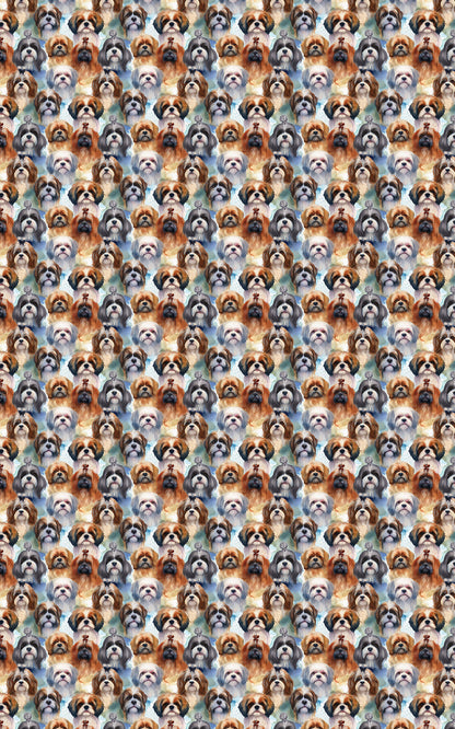 Festive Shih Tzu Frolic
