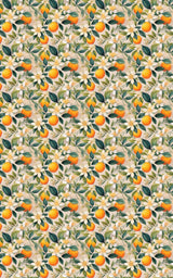 Vibrant Citrus Grove - London Penny Gift Wrap