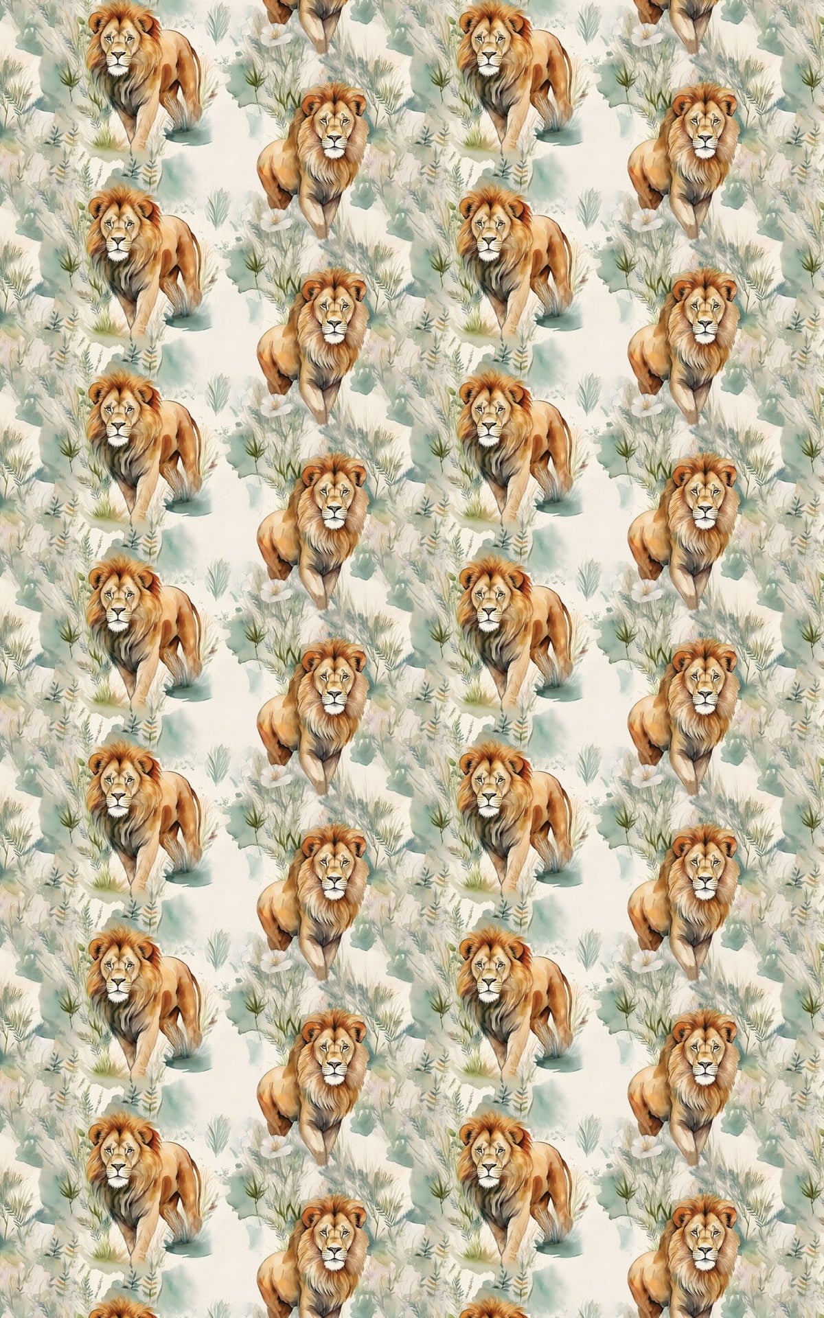 Safari: Stroll Lion - London Penny Gift Wrap