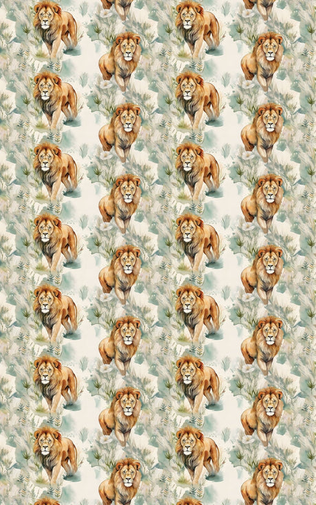 Safari: Stroll Lion - London Penny Gift Wrap
