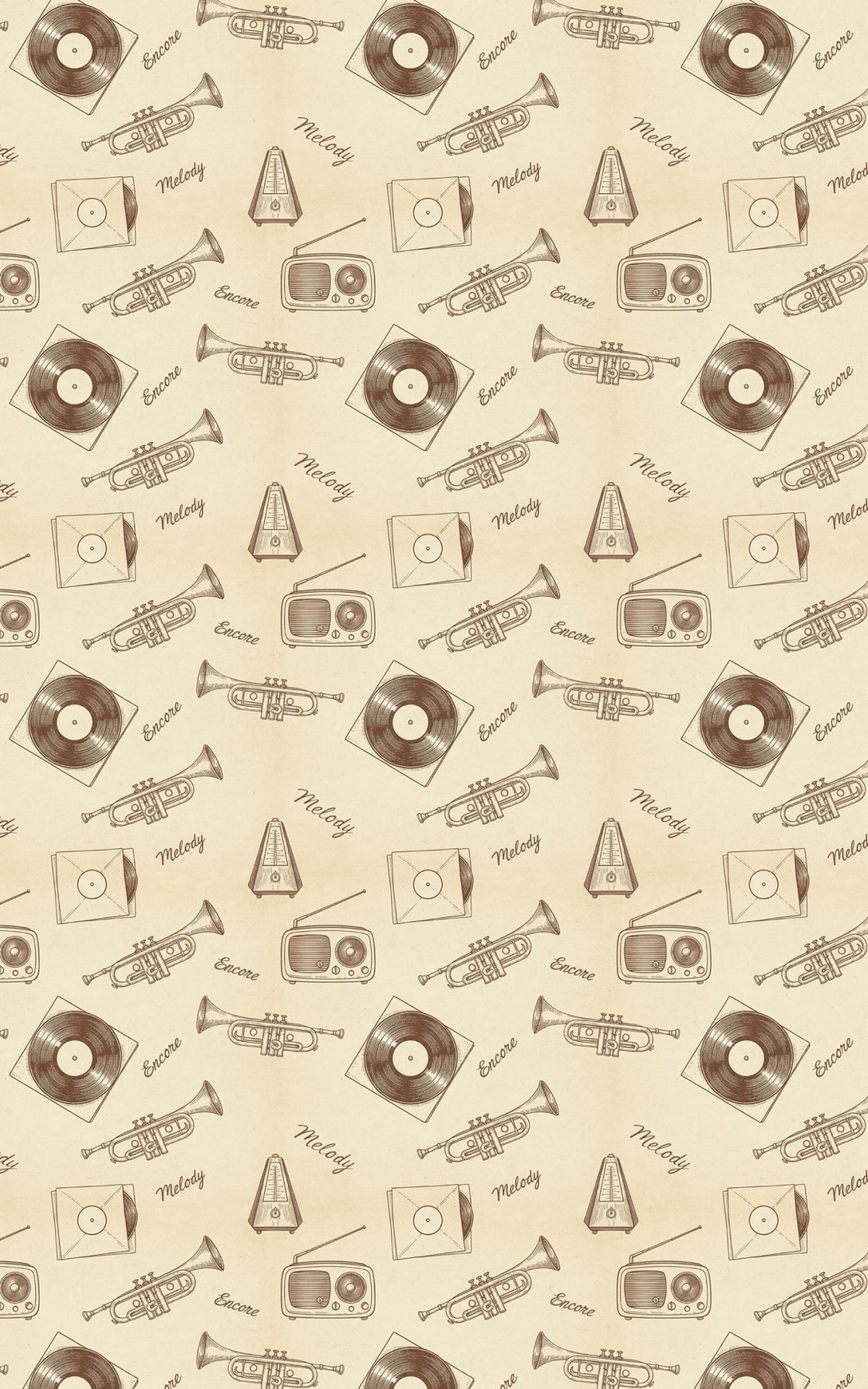 Music Room: Melody - London Penny Gift Wrap