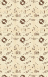 Music Room: Melody - London Penny Gift Wrap
