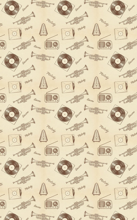 Music Room: Melody - London Penny Gift Wrap