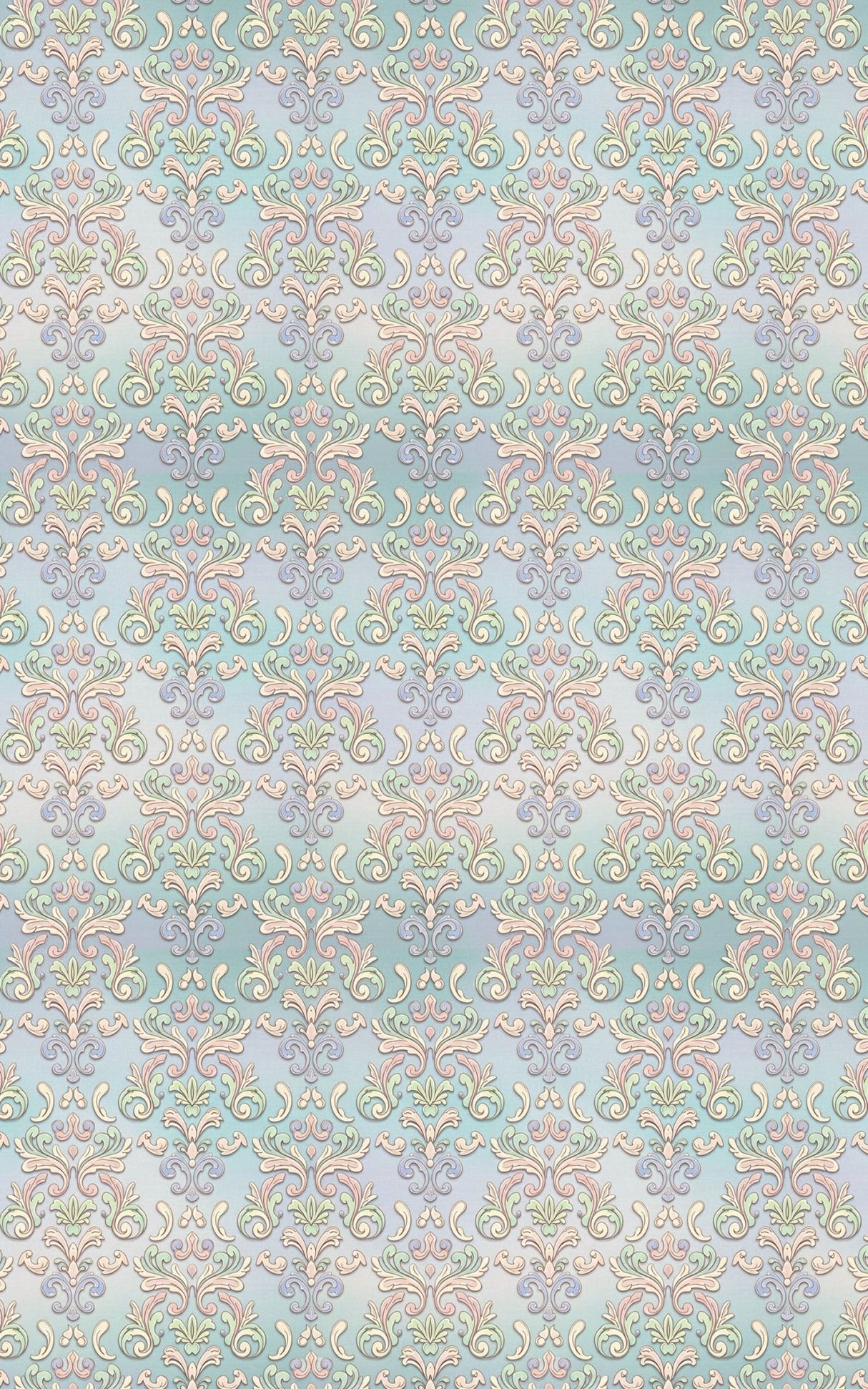 Pastel Baroque: Powder Blue - London Penny Gift Wrap