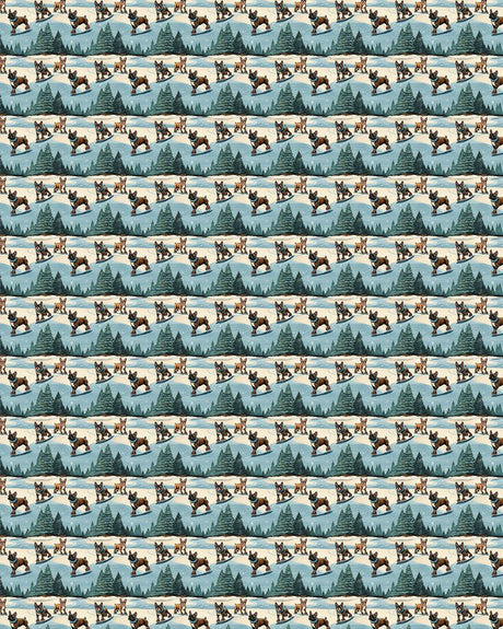 Frenchie Pirouettes Sherpa Blanket - London Penny Gift Wrap