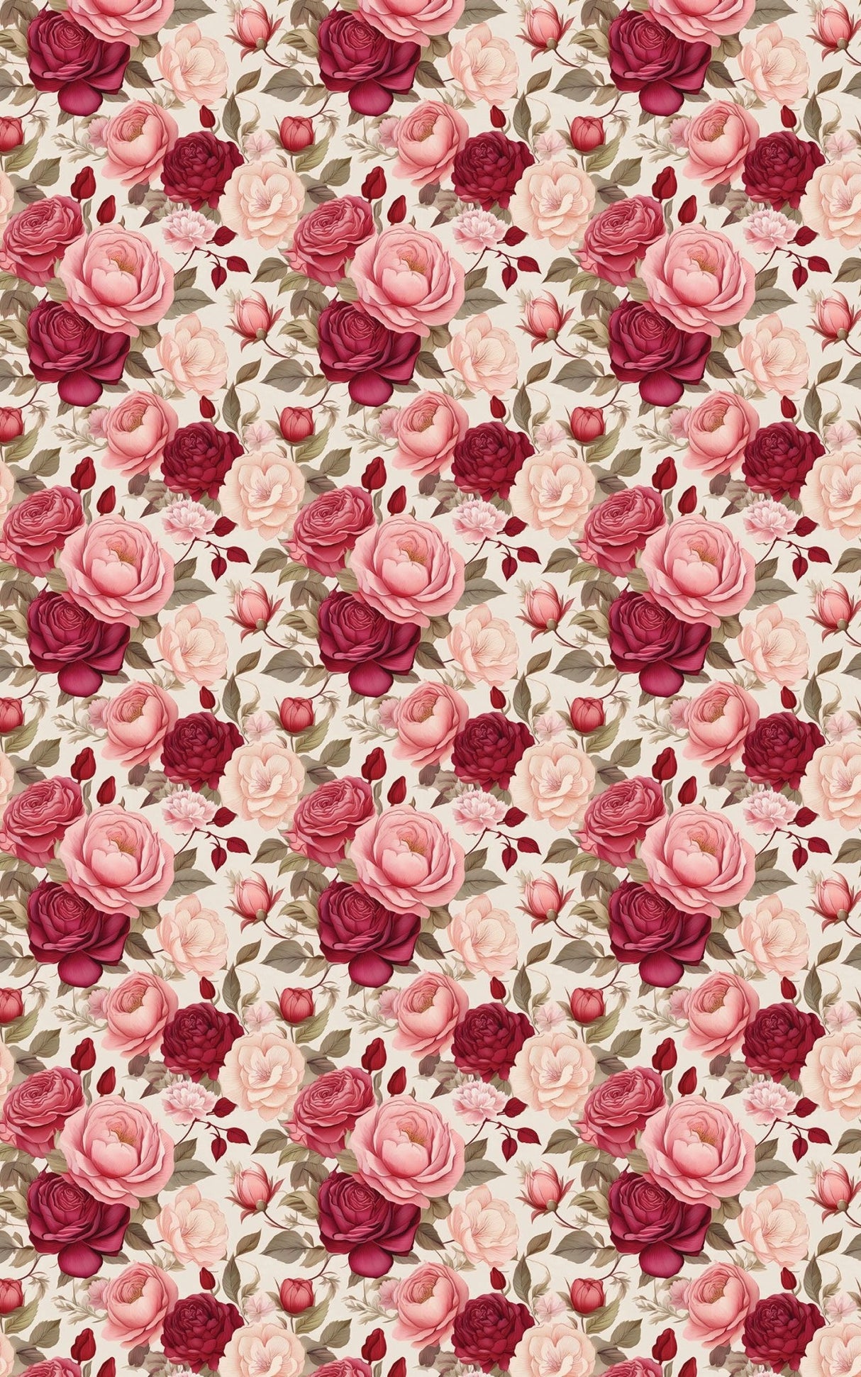 Floral Romance Elegance - London Penny Gift Wrap