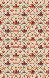 Dallas — Modern Western Wrapping Paper - London Penny Gift Wrap