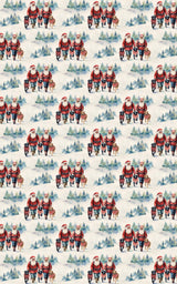Santa's Dog Parade - London Penny Gift Wrap