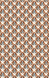 Basset Snuggles - London Penny Gift Wrap
