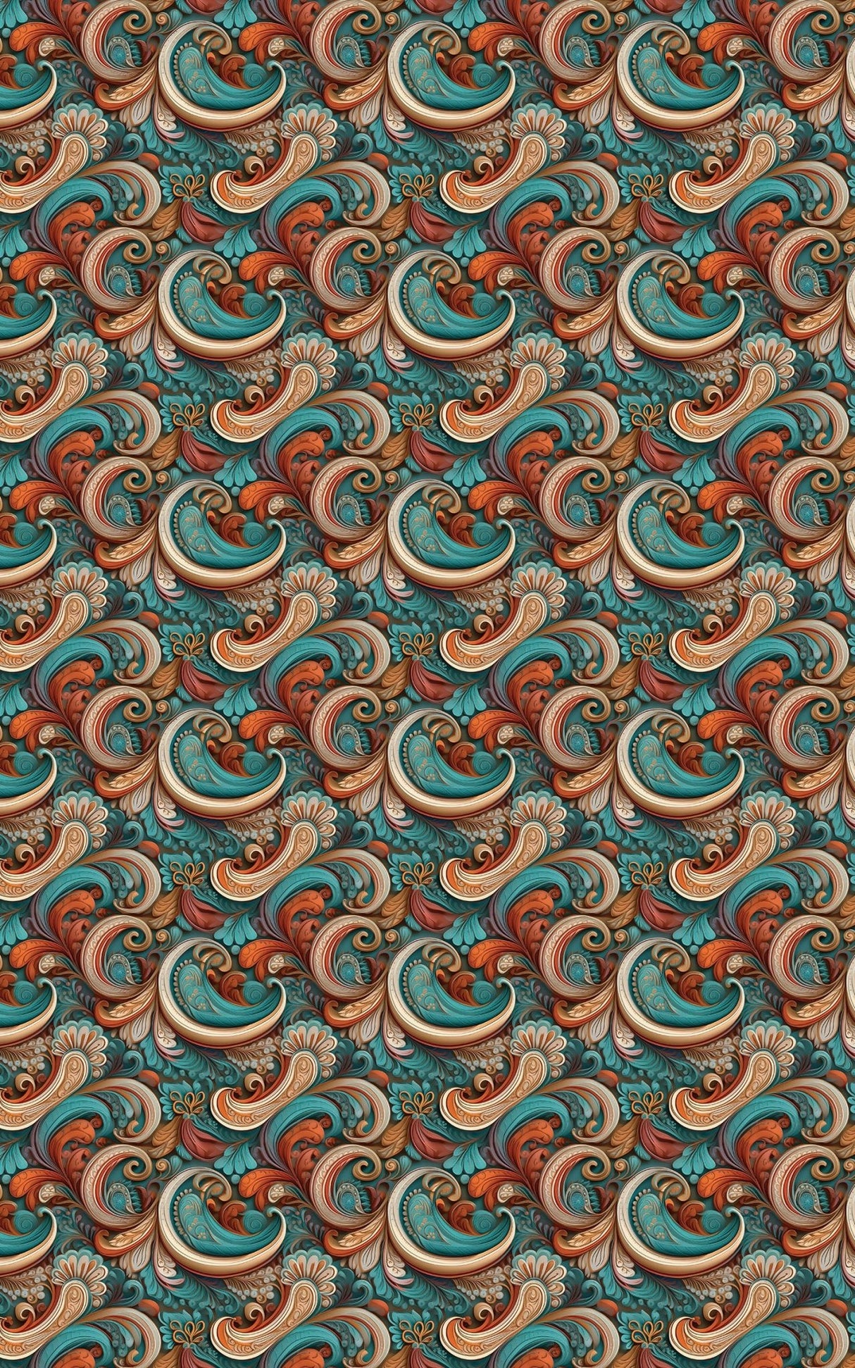 Paisley Poise - London Penny Gift Wrap