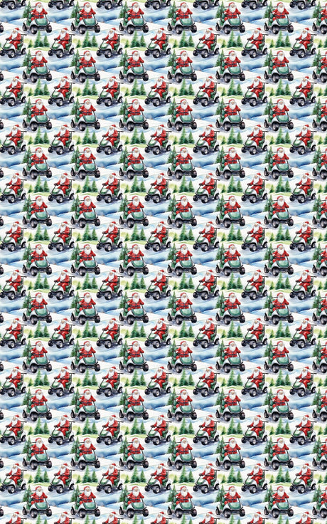 Snow on the Fairway - London Penny Gift Wrap