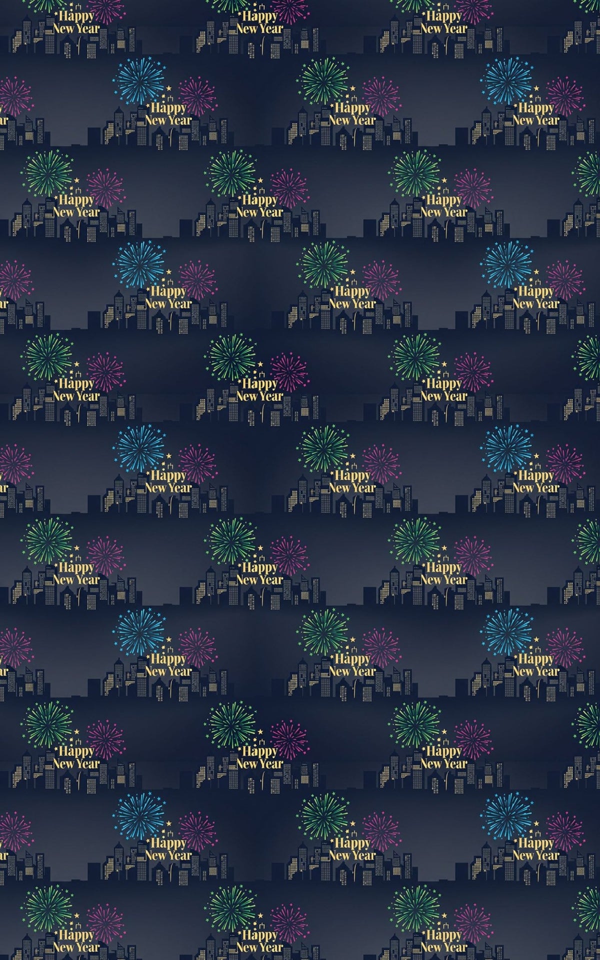 Midnight New Year Magic - London Penny Gift Wrap