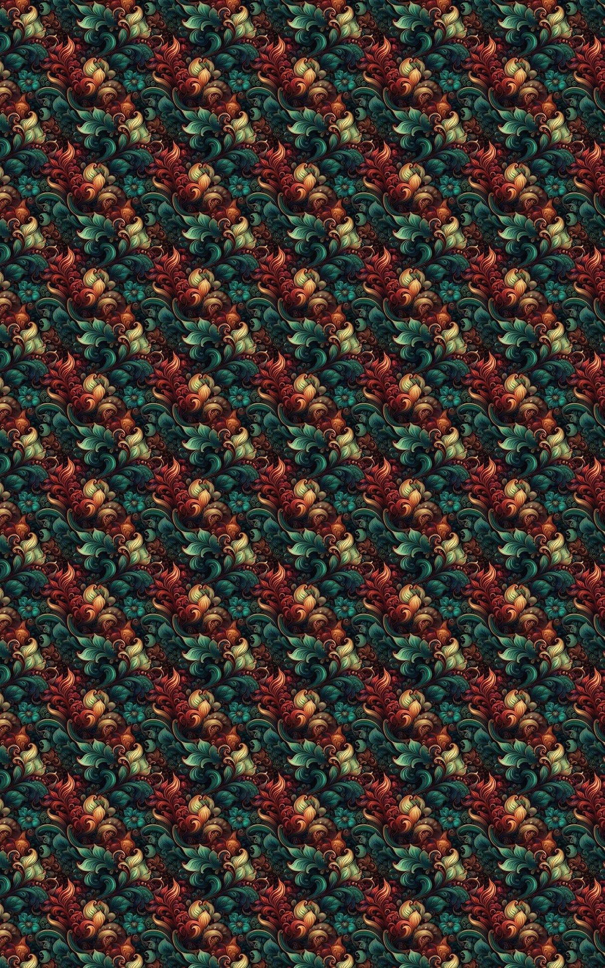 Crimson Canopy - London Penny Gift Wrap