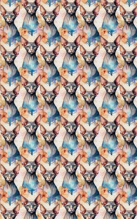 Meowdern Sphynx - London Penny Gift Wrap
