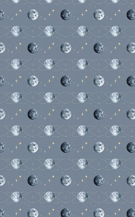 Orbiting Moonlight Wrapping Paper - London Penny Gift Wrap