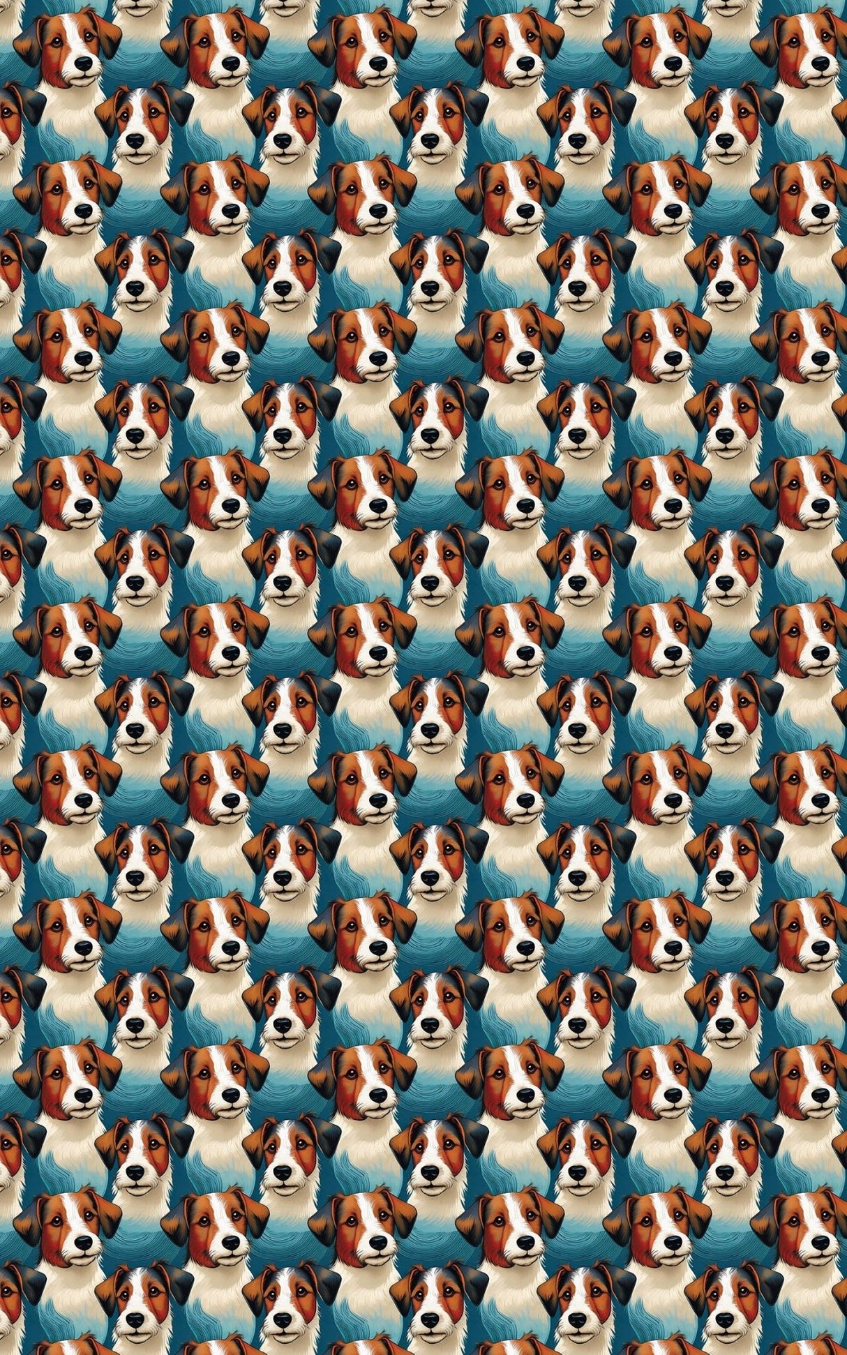 Jack Russell Terrier Tenacity - London Penny Gift Wrap