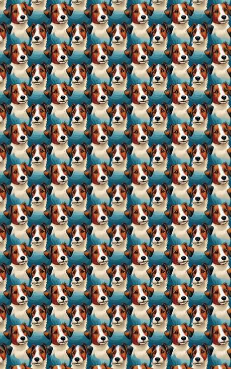 Jack Russell Terrier Tenacity - London Penny Gift Wrap