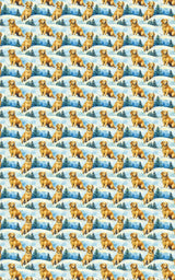 Golden in the Snow - London Penny Gift Wrap