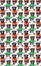Labrador Holiday Sweaters - London Penny Gift Wrap