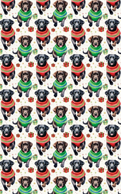 Labrador Holiday Sweaters - London Penny Gift Wrap
