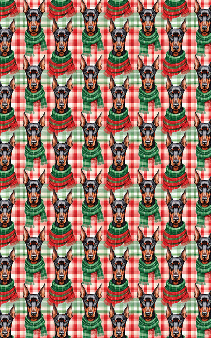 Doberman Plaid Parade