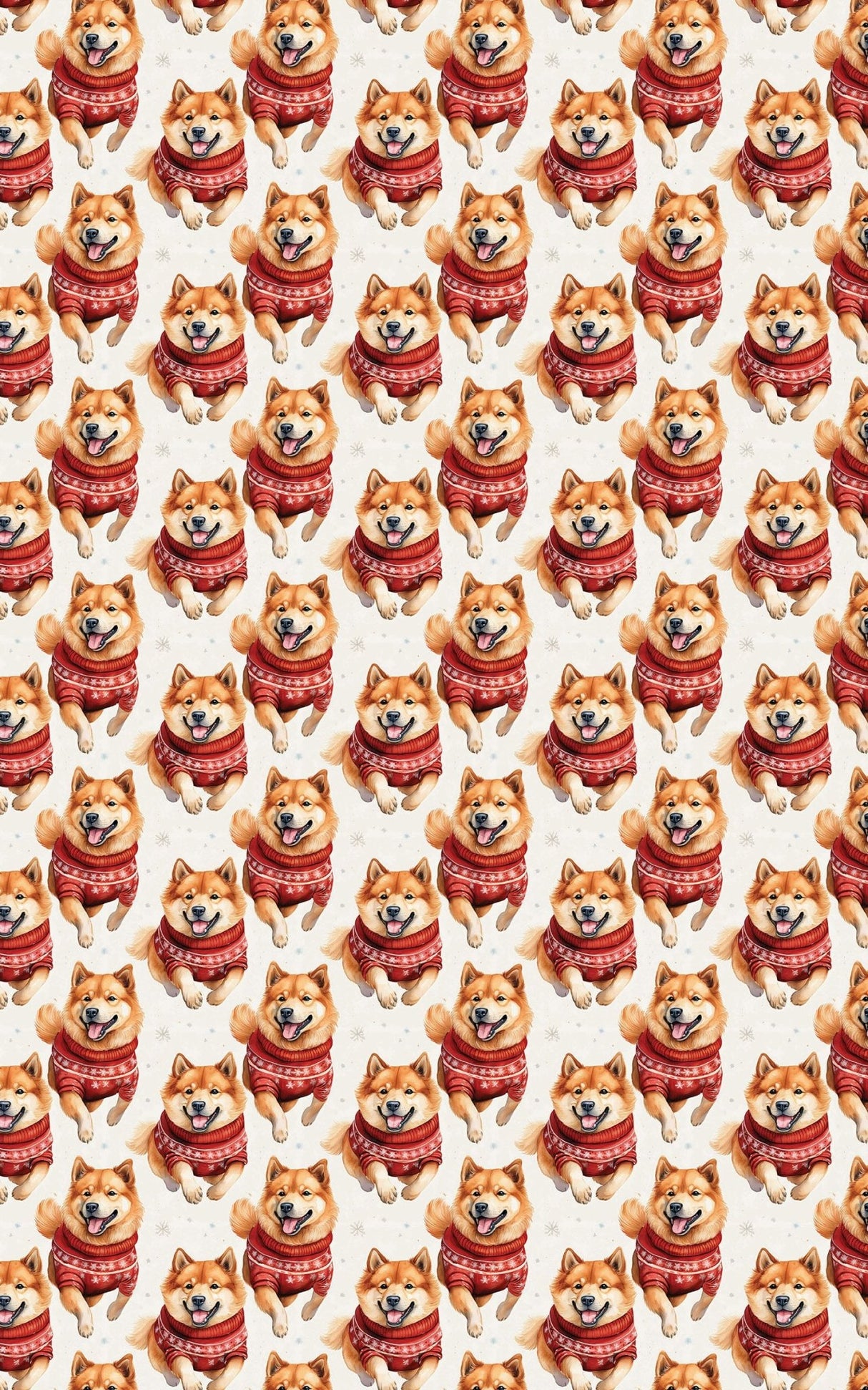 Sweater Run Shiba - London Penny Gift Wrap