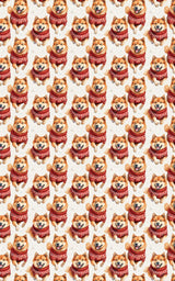 Sweater Run Shiba - London Penny Gift Wrap