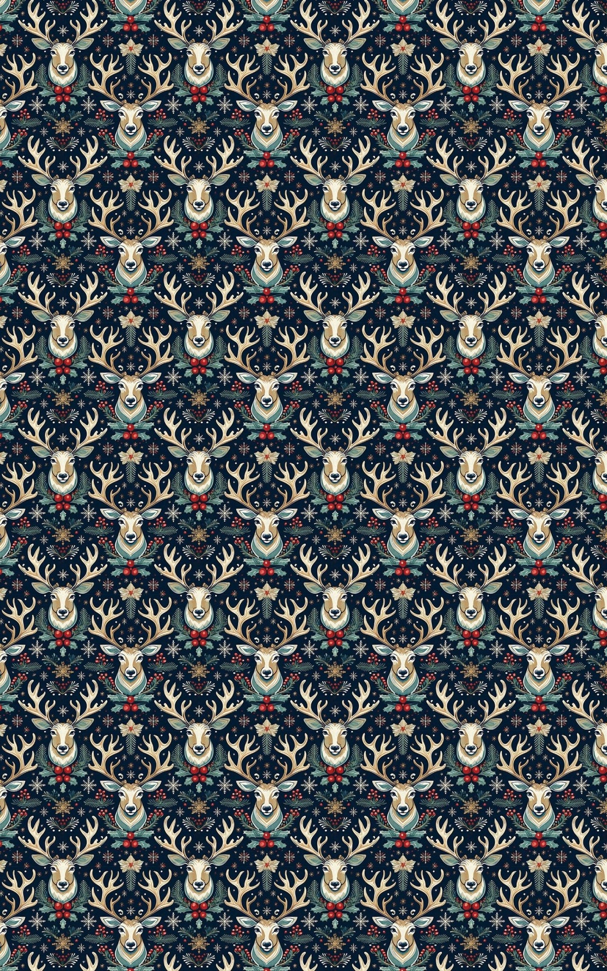 Majestic Antlers - London Penny Gift Wrap