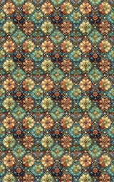 Gemstone Mosaic - London Penny Gift Wrap