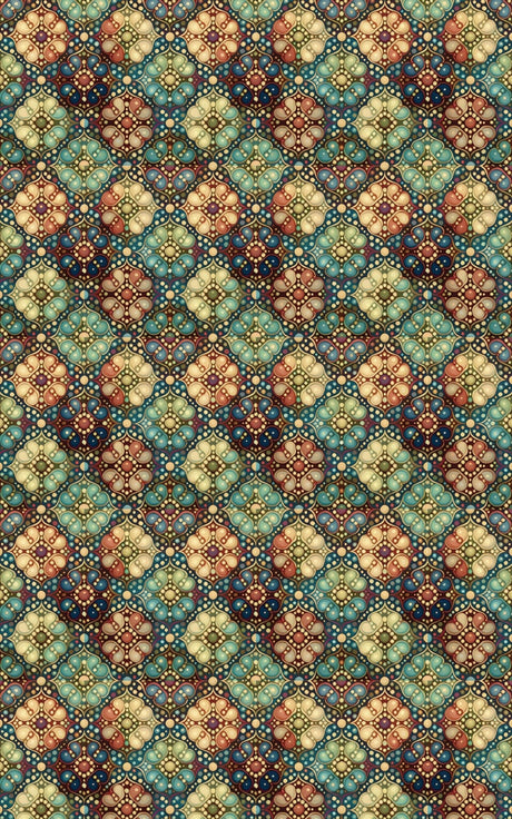 Gemstone Mosaic - London Penny Gift Wrap