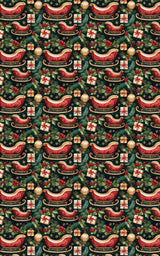 Gilded Sleigh - London Penny Gift Wrap