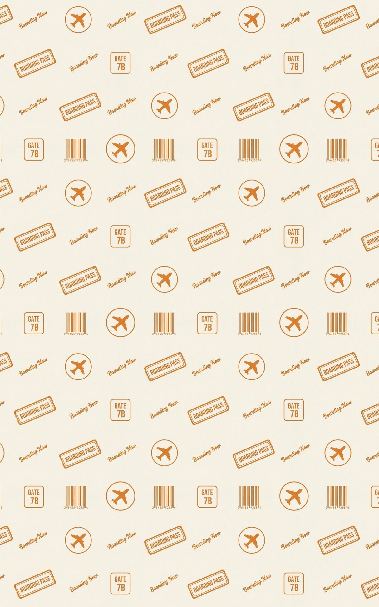 Travel Stamps: Boarding Now - London Penny Gift Wrap