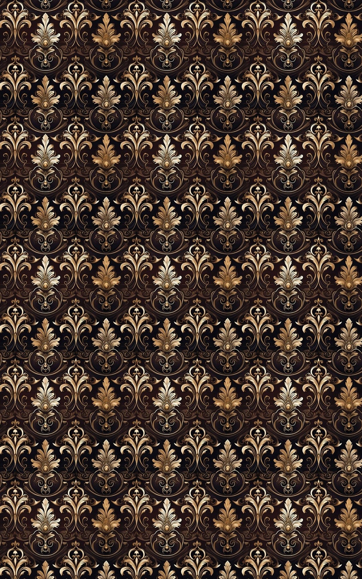 Regal Midnight Filigree - London Penny Gift Wrap