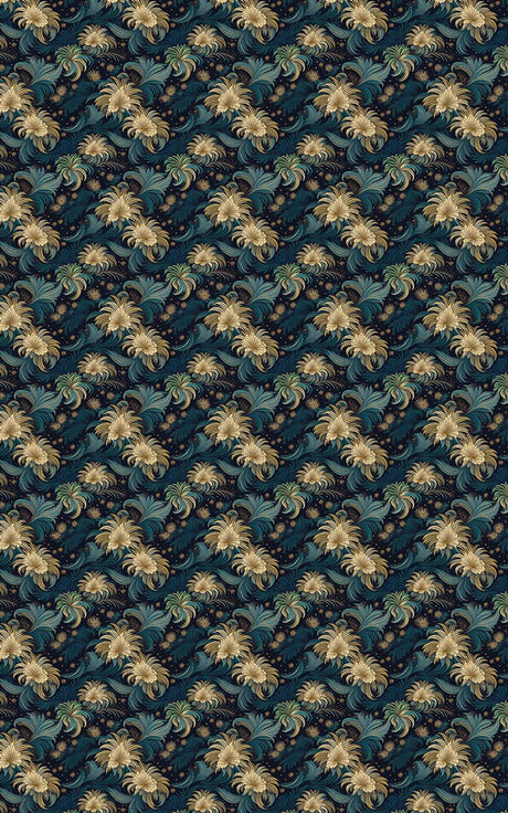 Midnight Botanica - London Penny Gift Wrap