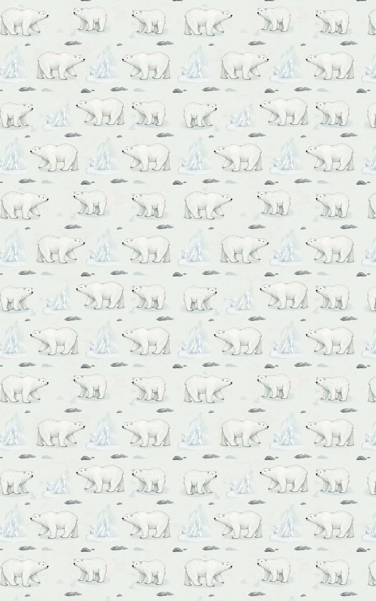 Safari Stroll: Polar Bear - London Penny Gift Wrap