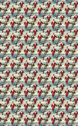 North Pole Downhill - London Penny Gift Wrap