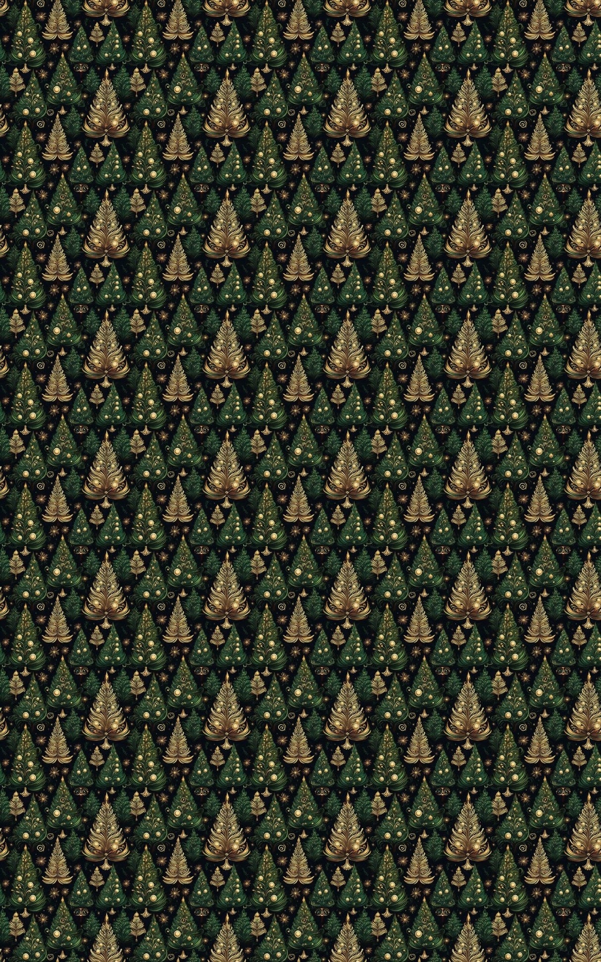 Enchanted Christmas Grove - London Penny Gift Wrap
