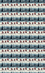 Hockey Claus in Action - London Penny Gift Wrap