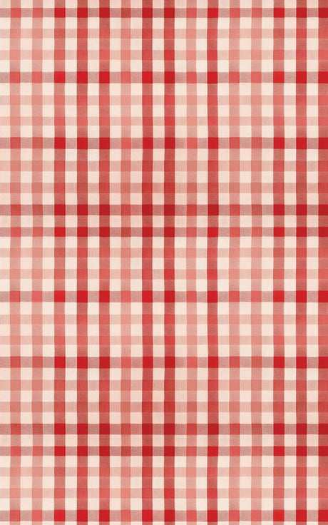 Gingham Gala Classic Red - London Penny Gift Wrap